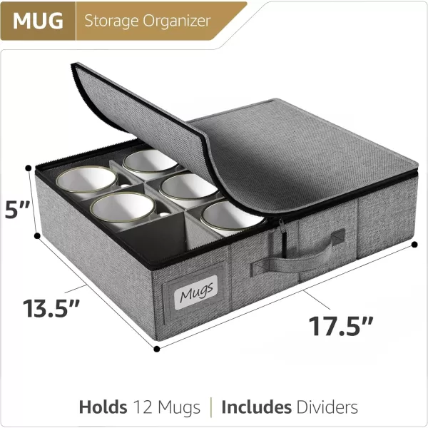 imageChina Platter Storage Containers  Serving Platter Storage Containers  Christmas Platter Storage Rack ampamp Platter Organizer  Hard Shell Handles ampamp Felt Dividers  Storage Platter for Packing DishesGray