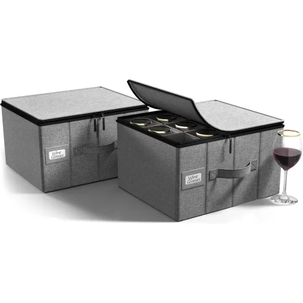 imageChina Platter Storage Containers  Serving Platter Storage Containers  Christmas Platter Storage Rack ampamp Platter Organizer  Hard Shell Handles ampamp Felt Dividers  Storage Platter for Packing DishesGray