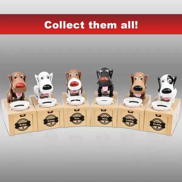 imageMatney Dog Piggy Bank  Robotic Coin Toy Money Box  Coin Bank Collection  Great Gift for Any Child  Collect Them All for Complete Fun Lucky