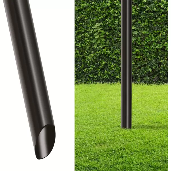 imageMatney Outdoor Metal Patio Torches  Use for Deck Patio Back Yard Out Door parties Wedding  Includes Fiberglass Wick and Snuffer Cap 60 Inch 2 Pack2 Pack