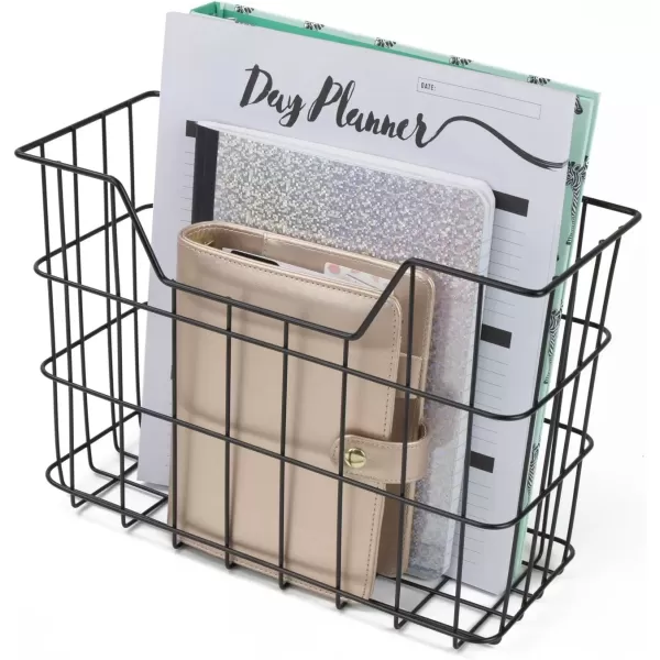 imageSorbus Desk Organizer Set Rose Gold 5Piece Desk Accessories Set Includes Pencil Cup Holder Letter Sorter Letter Tray Hanging File Organizer and Sticky Note holder for Home or Office CopperBlack