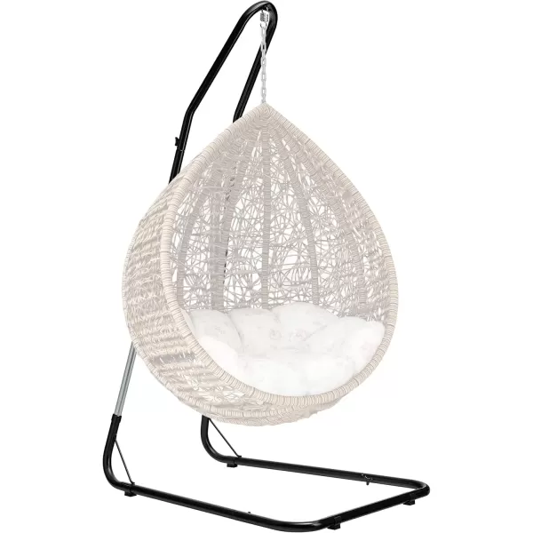 imageSorbus Hammock Chair Stand Hanging Chair Stand Heavy Duty Steel Sensory Swing Stand Weather ampamp Rust Resistant Arc Stand Adjustable Portable Stand 330lbs  TreeLoungerAir PorchIndoorOutdoorYard53 x 45 Adjustable Stand
