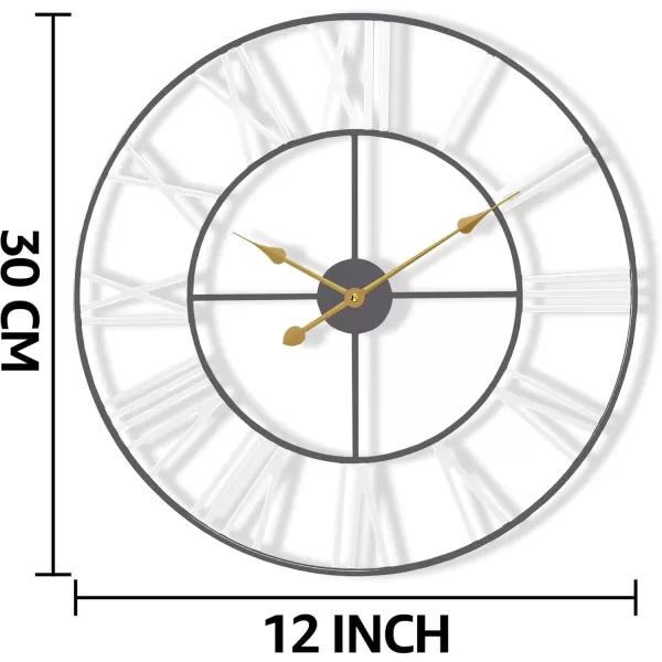 imageSorbus Large Wall Clock for Living Room Decor  24 inch Big Wall Clock Decorative  Battery Operated  Roman Numeral Analog Large Clock for Bedroom Room Home Kitchen Office Wall Decor WhiteWhite