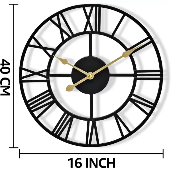 imageSorbus Large Wall Clock for Living Room Decor  24 inch Big Wall Clock Decorative  Battery Operated  Roman Numeral Analog Large Clock for Bedroom Room Home Kitchen Office Wall Decor WhiteBlack