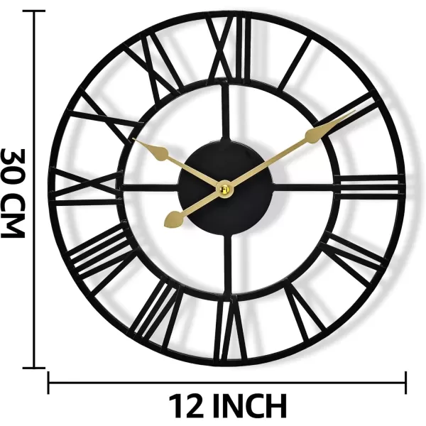 imageSorbus Large Wall Clock for Living Room Decor  24 inch Big Wall Clock Decorative  Battery Operated  Roman Numeral Analog Large Clock for Bedroom Room Home Kitchen Office Wall Decor WhiteBlack