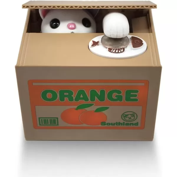 imageMatney Stealing Coin Panda Box Piggy Bank  Panda Bear  Electronic Money Bank Saving Box Toy ATM Bank  Great Gift Idea for Kids  Useless Box  PandaCat