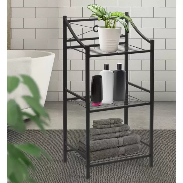 imageSorbus Bathroom Storage Shelf 3Tier Freestanding Toilet Storage Shelves  Display Bath Essentials Planters Books 3Tier3Tier Shelf