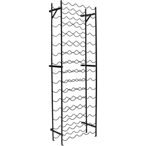 imageSorbus Wine Rack Freestanding Floor  Wine Bottle Holder Holds 75 Bottles of Wine  75 Bottle Capacity Wine Storage for Any Bar Wine Cellar Kitchen Dining Room75 Bottles