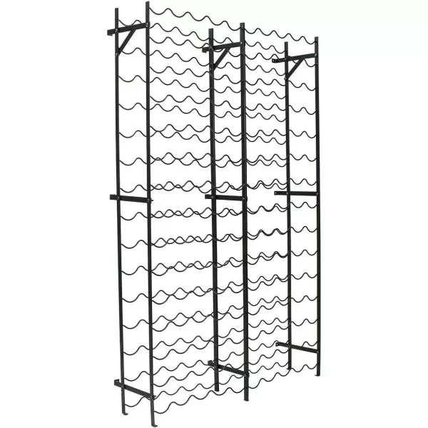 imageSorbus Wine Rack Freestanding Floor  Wine Bottle Holder Holds 75 Bottles of Wine  75 Bottle Capacity Wine Storage for Any Bar Wine Cellar Kitchen Dining Room150 Bottles