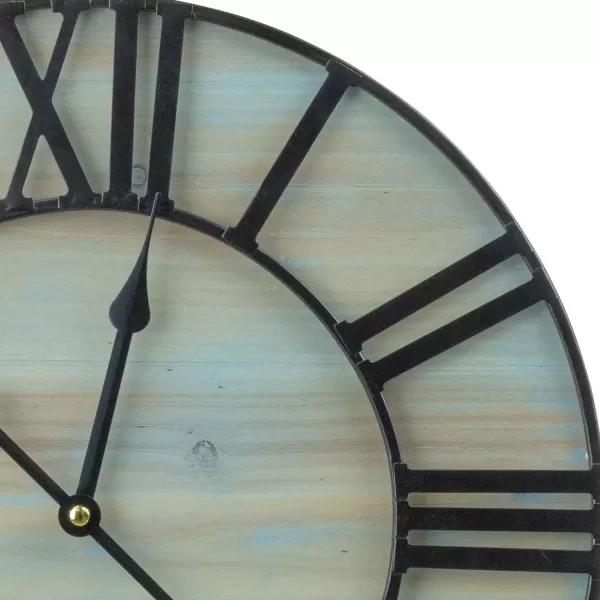 imageSorbus 16Inch Large Wall Clock  Centurian Roman Numeral Style  Modern Home Decor  Metal Wood Decorative Analog Clock