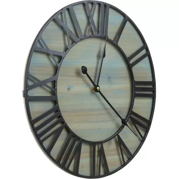 imageSorbus 16Inch Large Wall Clock  Centurian Roman Numeral Style  Modern Home Decor  Metal Wood Decorative Analog Clock