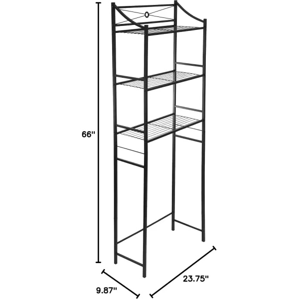 imageSorbus Bathroom Storage Shelf Over Toilet Space Saver Freestanding Shelves for Bath Essentials Planters Books etc