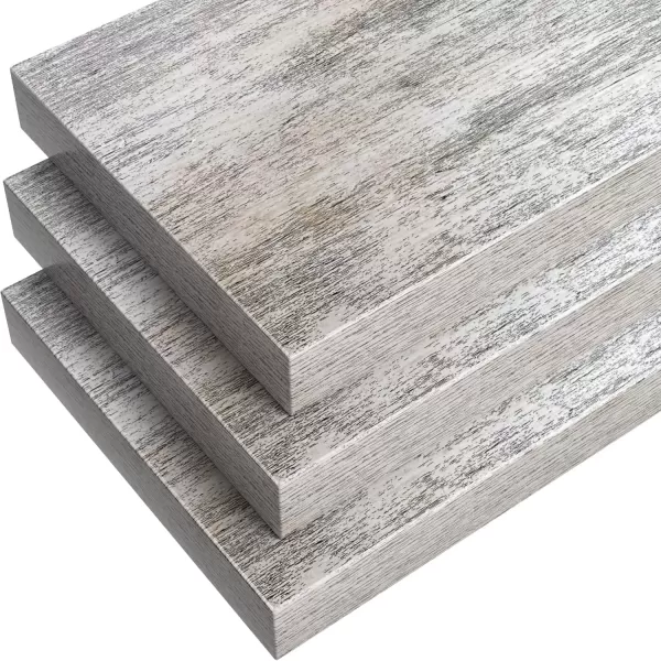 imageSorbus Floating Shelves  2 Pack 24 X 9 Inch Rustic Blue Wall Shelves for Bedroom Kitchen Living Room Bathroom Shelves Home Decor  Extra Long Floating Shelf for Trophy Books Frames Toilet PaperRustic