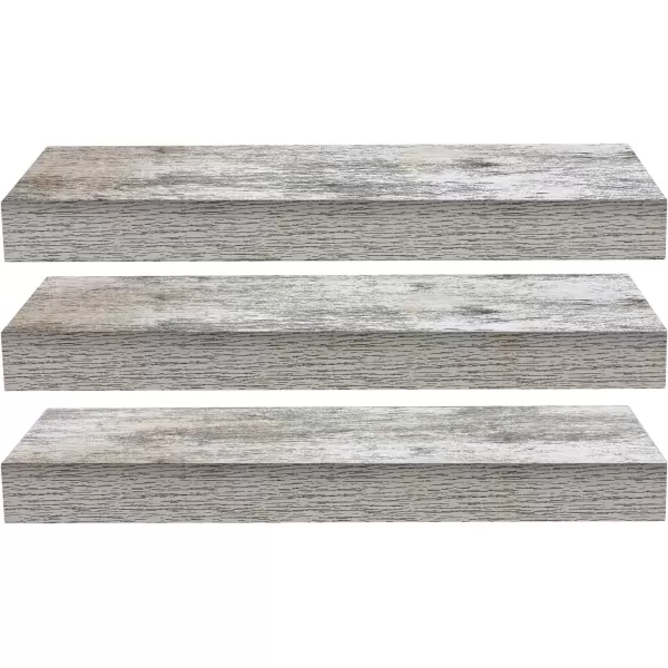 imageSorbus Floating Shelves  2 Pack 24 X 9 Inch Rustic Blue Wall Shelves for Bedroom Kitchen Living Room Bathroom Shelves Home Decor  Extra Long Floating Shelf for Trophy Books Frames Toilet PaperRustic