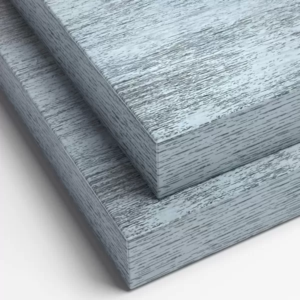 imageSorbus Floating Shelves  2 Pack 24 X 9 Inch Rustic Blue Wall Shelves for Bedroom Kitchen Living Room Bathroom Shelves Home Decor  Extra Long Floating Shelf for Trophy Books Frames Toilet PaperBlue