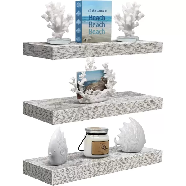 imageSorbus Floating Shelves  2 Pack 24 X 9 Inch Rustic Blue Wall Shelves for Bedroom Kitchen Living Room Bathroom Shelves Home Decor  Extra Long Floating Shelf for Trophy Books Frames Toilet PaperRustic