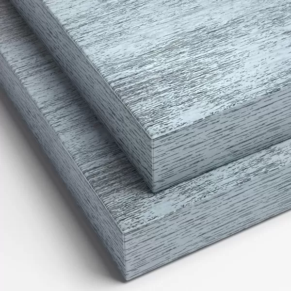 imageSorbus Floating Shelves  2 Pack 24 X 9 Inch Rustic Blue Wall Shelves for Bedroom Kitchen Living Room Bathroom Shelves Home Decor  Extra Long Floating Shelf for Trophy Books Frames Toilet PaperBlue