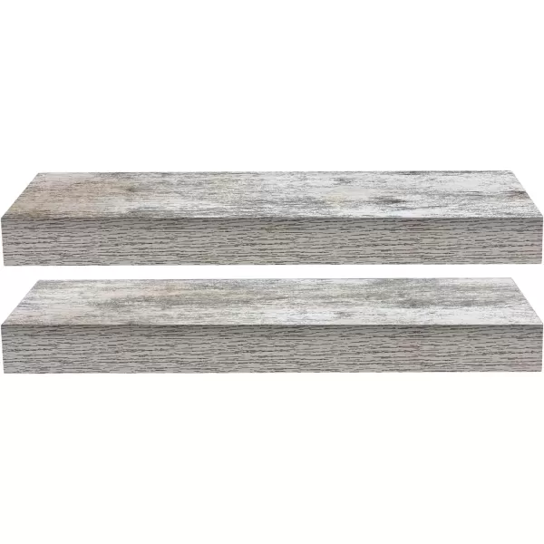 imageSorbus Floating Shelves  2 Pack 24 X 9 Inch Rustic Blue Wall Shelves for Bedroom Kitchen Living Room Bathroom Shelves Home Decor  Extra Long Floating Shelf for Trophy Books Frames Toilet PaperRustic