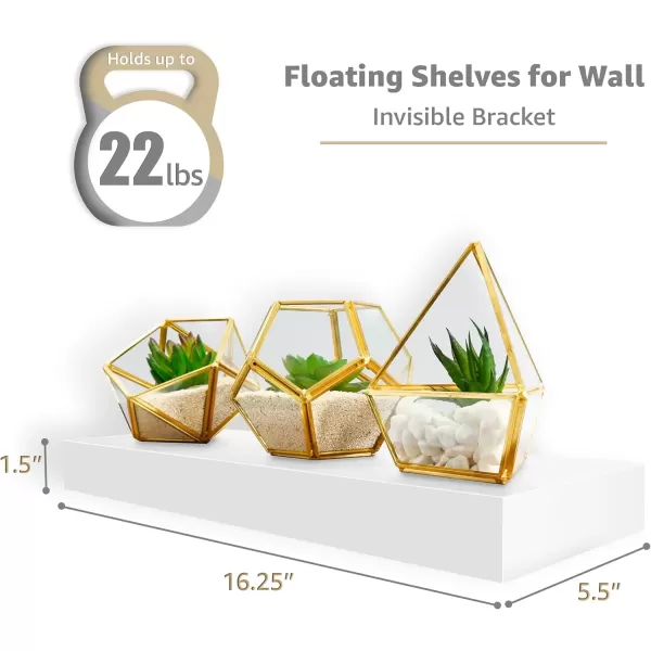 imageSorbus Floating Shelves for Wall Bathroom Shelves Wall Mounted for Kitchen Bedroom Bathroom Storage Over Toilet Hanging Book Shelf for Wall Home Decor Living Room Grey 3 PackWhite