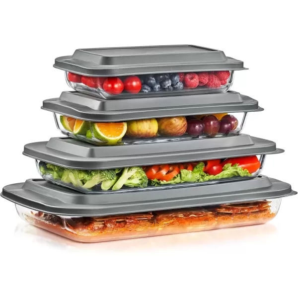 imageSorbus Glass Meal Prep Containers  Premium Dishwasher ampamp Oven Safe Food Storage Set  BPAFree Airtight Glass Lunch Containers  Perfect for Meal Planning Portion Control ampamp Healthy Eating