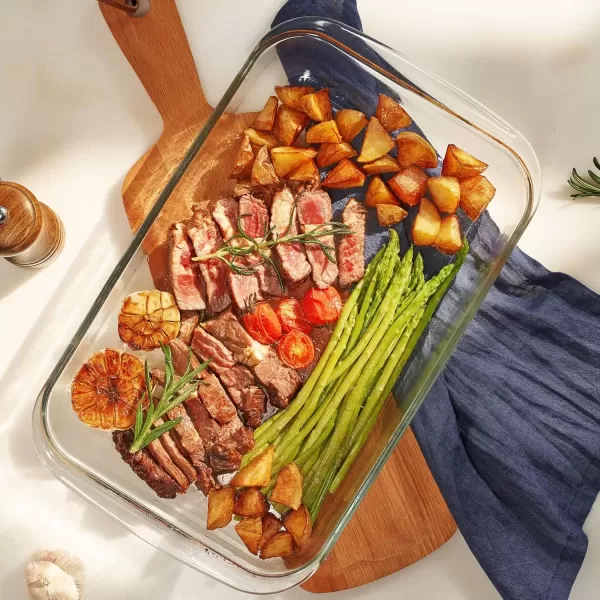 imageSorbus Glass Meal Prep Containers  Premium Dishwasher ampamp Oven Safe Food Storage Set  BPAFree Airtight Glass Lunch Containers  Perfect for Meal Planning Portion Control ampamp Healthy Eating