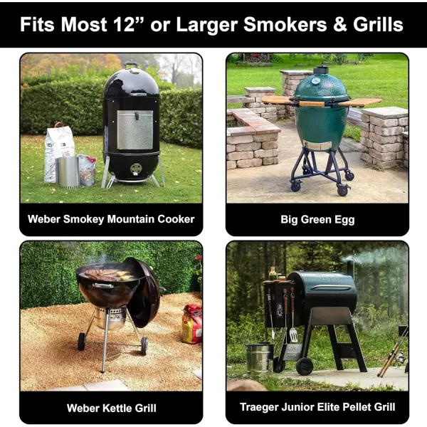 imageSorbus NonStick Rib Rack  Porcelain Coated Steel Roasting Stand  Holds 4 Rib Racks for Grilling ampamp Barbecuing  Perfect BBQ Accessories for Smoker and Grill  Durable and Convenient Design BlackStainless Steel