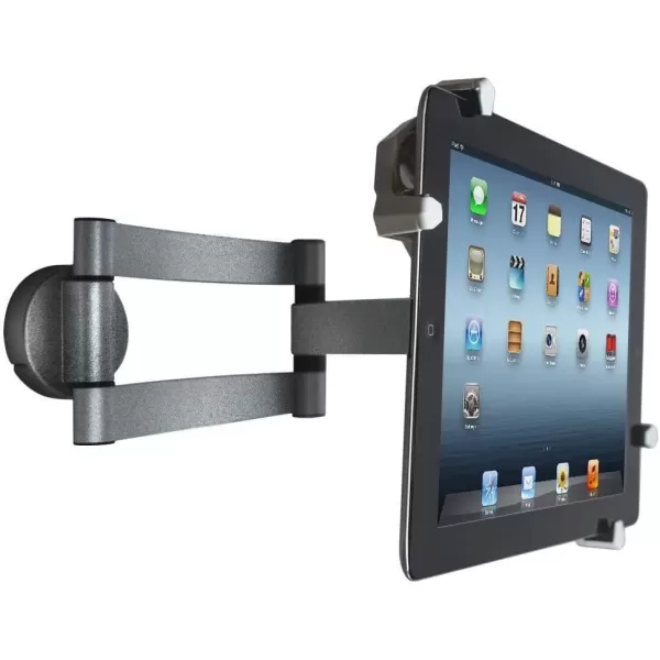 imageMatney Universal Tablet Wall Mount Holder  Adjustable Swivel Arm 360 Rotating HandsFree Flexible Viewing  Fits 225quot to 11quot TabletPhone in Home Kitchen Office Bedroom
