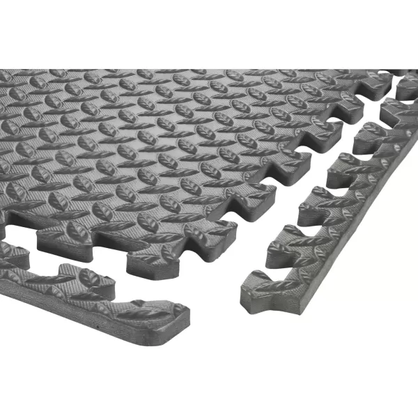 imageSivan Health and Fitness Puzzle Exercise Mat EVA Foam Interlocking TilesGrey