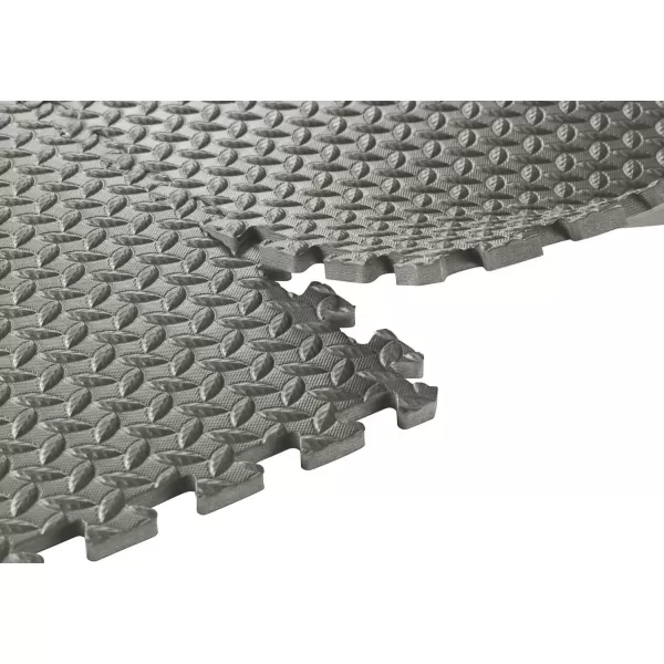 imageSivan Health and Fitness Puzzle Exercise Mat EVA Foam Interlocking TilesGrey