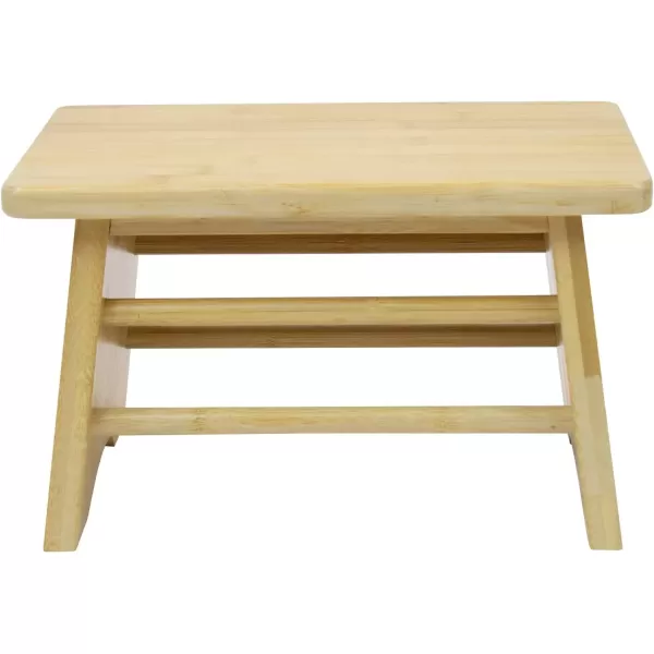 imageSorbus Bamboo Step Stool  Small Wooden Stool Bed Stool for Seniors Bedside Footrest ampamp Potty Training Stool for Kids Toddlers Adults Kitchen Bathroom Up to 300 Lbs Non Slip Milking Wood Stool