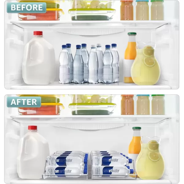imageSorbus Can Dispenser for Refrigerator  12 Can Fridge organizer Rotation System Rack  Clear Soda Can Organizer for Refrigerator Freezer ampamp Pantry  Great for Kitchen Organization ampamp Storage 2Pack2 Pack