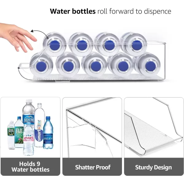 imageSorbus Can Dispenser for Refrigerator  12 Can Fridge organizer Rotation System Rack  Clear Soda Can Organizer for Refrigerator Freezer ampamp Pantry  Great for Kitchen Organization ampamp Storage 2Pack2 Pack