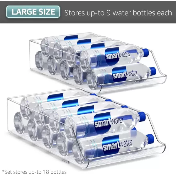 imageSorbus Can Dispenser for Refrigerator  12 Can Fridge organizer Rotation System Rack  Clear Soda Can Organizer for Refrigerator Freezer ampamp Pantry  Great for Kitchen Organization ampamp Storage 2Pack2 Pack