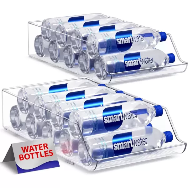 imageSorbus Can Dispenser for Refrigerator  12 Can Fridge organizer Rotation System Rack  Clear Soda Can Organizer for Refrigerator Freezer ampamp Pantry  Great for Kitchen Organization ampamp Storage 2Pack2 Pack