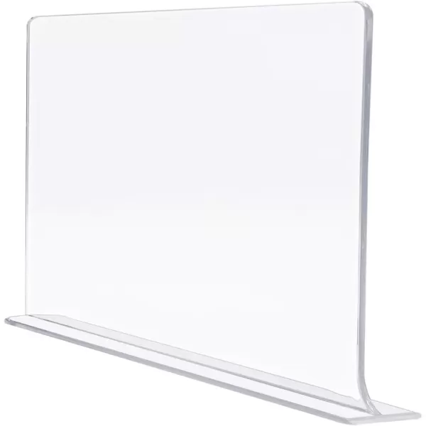 imageSorbus Acrylic Adhesive Shelf Divider Organizers wSelf Adhesive Tape Great for Closet Organization Clothes Linens Purse Separators Kitchen Cabinets Bedroom 6Pack Clear 11x1x8Clear 11x1x8