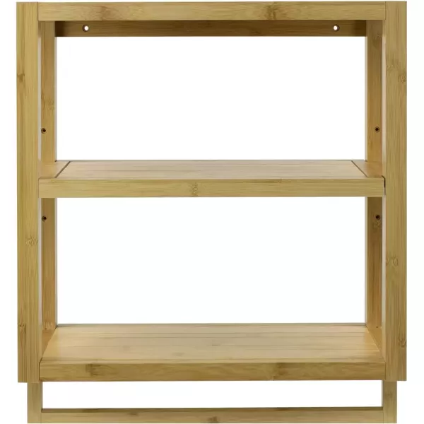 imageSorbus Bamboo Wall Mounted Rack for Bathroom Kitchen ampamp More
