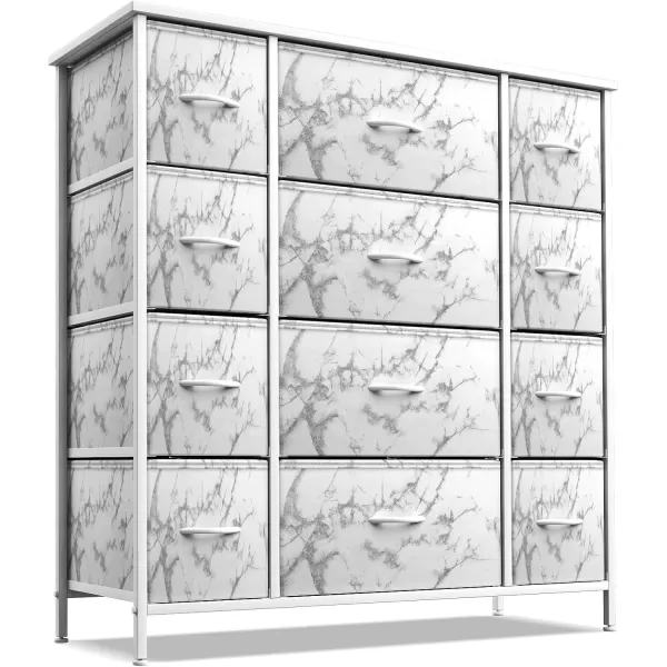 Marble White - White Frame