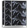 imageSorbus Dresser with 7 Drawers  Chest Organizer Tower Unit with Steel Frame Wood Top Easy Pull Fabric Bins  Storage Furniture for Bedroom Hallway Closet ampamp Office OrganizationMarble BlackWhite Frame
