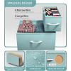 imageSorbus Dresser with 7 Drawers  Furniture Storage Chest for Kids Teens Bedroom Nursery Playroom Clothes Toys  Steel Frame Wood Top Tiedye Fabric Bins 7Drawer Pastel AquaPastel Aqua