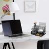 imageSorbus Desk Organizer Great for Office Supplies Organization Decor AllinOne Stylish Mesh Desktop Caddy Includes PenPencil Holder Mail Organizer and Sliding Drawer WhiteAllinOne Caddy  Black