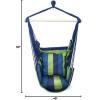 imageSorbus Hammock Chair and Stand for Hanging Chairs Swings for Any Indoor or Outdoor Spaces Max 300 Lbs