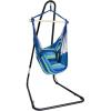 imageSorbus Hammock Chair and Stand for Hanging Chairs Swings for Any Indoor or Outdoor Spaces Max 300 Lbs