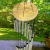 imageSorbus Wind Chimes  Tubular Decorative Outdoor Garden Accent with Soothing Musical Bell Sounds  Great for Memorial Home Deck Patio or Garden MetalSilver