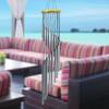 imageSorbus Wind Chimes  Tubular Decorative Outdoor Garden Accent with Soothing Musical Bell Sounds  Great for Memorial Home Deck Patio or Garden MetalSilver