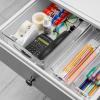 imageSorbus Medium Clear Plastic Storage Bins for Organizing 10 Pack Clear Organizer Bins with Handles Plastic Storage Bins for Closet Pantry Fridge Medicine Cabinet Organizer Shelves Freezer DrawerSmall