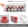 imageSorbus Soda Can Organizer for Refrigerator ampamp Egg Holder for Fridge Set 1 Stackable Can Holder Dispenser Holds 12 Cans Each ampamp 1 Egg Holders with Lid holds 14 eggs for Fridge Pantry Freezer BPAFreeSet of 6