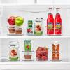 imageSorbus Stackable Refrigerator Organizer Bins  Clear Storage Bins for Kitchen Pantry Freezer ampamp Fridge Organization  Food Organizing Plastic Containers with Handles for Countertops ampamp Drawers 2 PackSet  2 Small  2 Medium