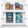 imageSorbus Stackable Refrigerator Organizer Bins  Clear Storage Bins for Kitchen Pantry Freezer ampamp Fridge Organization  Food Organizing Plastic Containers with Handles for Countertops ampamp Drawers 2 Pack4 Pack  Medium
