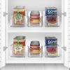 imageSorbus Stackable Refrigerator Organizer Bins  Clear Storage Bins for Kitchen Pantry Freezer ampamp Fridge Organization  Food Organizing Plastic Containers with Handles for Countertops ampamp Drawers 2 Pack4 Pack  Small