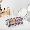 imageSorbus Sunglasses Organizer  Plastic Stackable Eyeglass Case Storage Organizer for Multiple Glasses  Reading Glasses2 Pack
